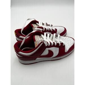 Mens Nike Red Low Dunk Size 9 Good Condition